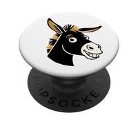 Divertente asino selvatico per amanti degli animali, regalo per uomini e donne PopSockets PopGrip Adesivo
