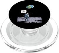 Divertente Astronauta Terra Andata Terra Piatta Spazio Umorismo Donne Uomini PopSockets PopGrip per MagSafe