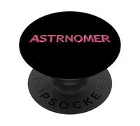 Divertente Astronomia Scherzi 3d Una Parola Testo Divertente Astronomo PopSockets PopGrip Adesivo