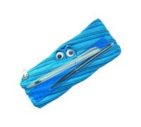 Divertente astuccio per matite, grande capacità, portatile, per scuola, aule, studenti, insegnanti, artisti, uffici, adolescenti, università, viaggiatori, lezioni d'arte, casa, Blu lago, Vedi