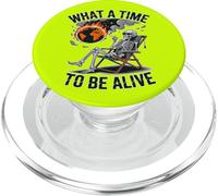 DIVERTENTE ASURDISTA CHE TEMPO PER ESSERE VIVI PopSockets PopGrip per MagSafe