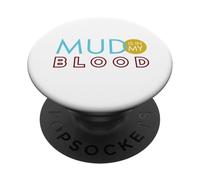 Divertente ATV Rider dicendo, Il fango è nel mio sangue PopSockets PopGrip Adesivo