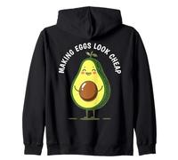 Divertente Avocado Inflazione Tariffe Uovo Scherzo Messico Felpa con Cappuccio