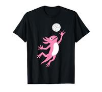 Divertente Axolotl Giocare a Pallavolo Maglietta