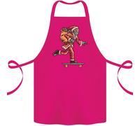 Divertente Babbo Natale Alieno su Un Skateboard Cotone Grembiule 100% Biologico