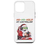 Divertente Babbo Natale Gamer Ho Ho Hold My Controller Custodia per iPhone 12 Pro Max