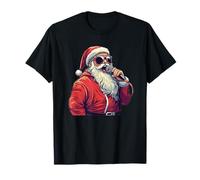 Divertente Babbo Natale Sale sul palco del Karaoke Maglietta