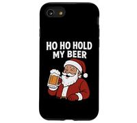 Divertente Babbo Natale tropicale con birra - Ho Ho Hold My Beer Christmas Custodia per iPhone SE (2020) / 7/8