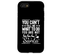 Divertente Babbo Natale vintage non puoi dirmi cosa fare Natale Custodia per iPhone SE (2020) / 7/8
