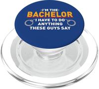 Divertente Bachelor Party Citazione I'm The Bachelor Groom Crew Squad PopSockets PopGrip per MagSafe