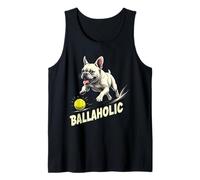 Divertente Ballaholic Bulldog Francese Che insegue Frenchie Ball Canotta
