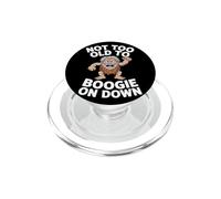 Divertente ballerino cavernicolo che balla scherzi per uomini padri papà PopSockets PopGrip per MagSafe