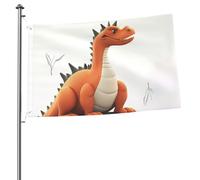 Divertente bandiera a forma di drago, 0,8 x 0,9 m, stampa su entrambi i lati, bandiere da giardino, bandiera da cortile per esterni, bandierine regalo con occhielli, sfondo fotografico, per interni ed