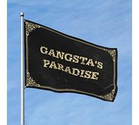 Divertente bandiera da parete Gangsta'S Paradise Flag ragazzi roba bandiere per stanza per ragazzi (152 x 244 cm)
