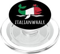 Divertente bandiera italiana balena Italia PopSockets PopGrip per MagSafe