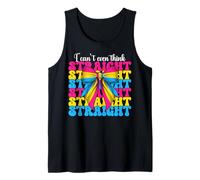 Divertente bandiera pansessuale Pan Pride I Can't Even Think Straight Canotta