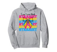 Divertente bandiera pansessuale Pan Pride I Can't Even Think Straight Felpa con Cappuccio