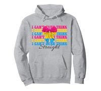 Divertente bandiera pansessuale Pan Pride I Can't Even Think Straight Felpa con Cappuccio