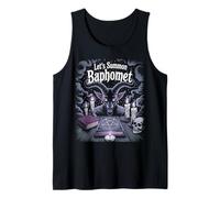 Divertente Baphomet Pentagramma Horror Goth Occult Gothic Canotta