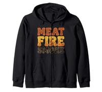 Divertente Barbecue Pitmaster Barbecue Barbecue Barbecue Regalo per Feste Fuoco Carne Felpa con Cappuccio