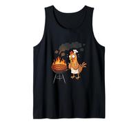 Divertente Barbecue Pitmaster, Barbecue con Pollo Canotta