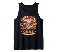 Divertente Barbecue Roadkill on The Grill Pitmaster Raccoon Canotta