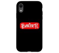 Divertente barbiere fidanzato presente vero dissolvenza campione Custodia per iPhone XR
