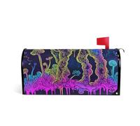 Divertente Barboncino Gigante Cane Pittura Decorativa Cassetta postale Coperture magnetiche per l'estate unico pasqua mailbox copre magnetico formato standard Caja de correos