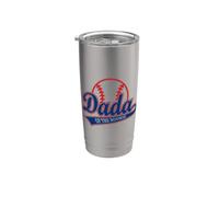 Divertente baseball Dada del Rookie Bicchiere termico in acciaio inox doppia parete