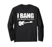 Divertente bassista moglie bassista fidanzata band groupie camicia Maglia a Manica