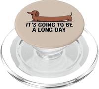 Divertente bassotto "Sarà una lunga giornata" PopSockets PopGrip per MagSafe