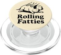 Divertente bassotto Weiner Dog Rolling Fatties mamma papà bambini PopSockets PopGrip per MagSafe