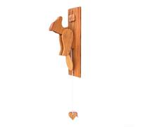 Divertente battente in legno con design a forma di uccellino, migliora il fascino della tua casa con questo accento unico