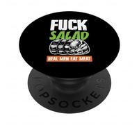 Divertente BBQ Carne Bistecca Griglia Uomini Shirt PopSockets PopGrip Adesivo
