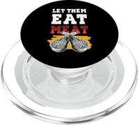 Divertente BBQ Carne Bistecca Griglia Uomini Shirt PopSockets PopGrip per MagSafe