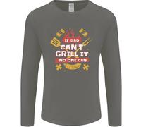 Divertente BBQ se Papà Can'T Griglia It Non Si Può Uomo Maniche