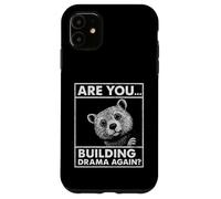 Divertente Beaver Pun Building Dramma Ancora Umorismo Animale Custodia per iPhone 11