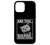 Divertente Beaver Pun Building Dramma Ancora Umorismo Animale Custodia per iPhone 12 mini