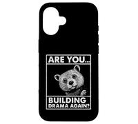 Divertente Beaver Pun Building Dramma Ancora Umorismo Animale Custodia per iPhone 16