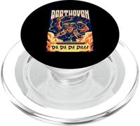 Divertente Beethoven Da Da Daaa Rock Style Retro Vintage PopSockets PopGrip per MagSafe