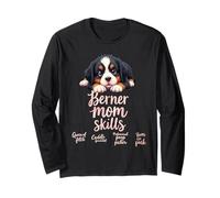 Divertente Berner Mamma Cane Bernese Montagna Mama Humor Citazione Maglia a Manica
