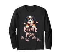 Divertente Berner Mamma Cane Bernese Montagna Mama Humor Citazione Maglia a Manica