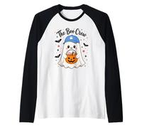 Divertente Berretto da Baseball Boo Crew Dad Ghost per Halloween Family Maglia con Maniche Raglan