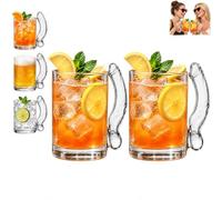 Divertente bicchiere da cocktail a forma di D, in vetro soffiato a mano | Boccali da birra trasparenti e divertenti, a forma di eccentrica, per feste di addio al nubilato, serate tra ragazze e regali