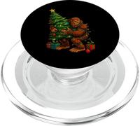 Divertente Bigfoot Rubare Albero di Natale Sasquatch PopSockets PopGrip per MagSafe
