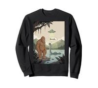 Divertente Bigfoot Sasquatch Loch Ness Mostro UFO Alieno Felpa