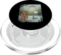 Divertente Bigfoot Sasquatch Loch Ness Mostro UFO Alieno PopSockets PopGrip per MagSafe