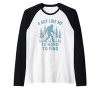 Divertente Bigfoot, Un Ragazzo Come Me è Difficile da Trovare Maglia con Maniche Raglan