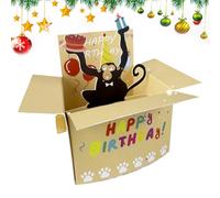 Divertente biglietto di auguri 3D per la famiglia e gli amici, biglietto di auguri esilarante per ragazze giovani adulti marito moglie mamma papà figlio figlia sorella donne bambini fidanzato