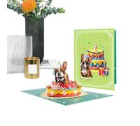 Divertente biglietto di auguri di carta per le vacanze - Cartoline creative 3D decorative per ragazze, riunioni, donne, adulti, bambini, uomini, mamme e ragazzi